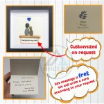 Personalized Father's Day Pebble Art, Unique Birthday Gift for Dad, Dad's Birthday Gift, Pebble Art for Dad, Father's Day Pebble Artwork - Image 3