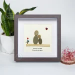 Personalized Father's Day Pebble Art, Unique Birthday Gift for Dad, Dad's Birthday Gift, Pebble Art for Dad, Father's Day Pebble Artwork - Image 6