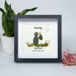 Personalized Father's Day Pebble Art, Unique Birthday Gift for Dad, Dad's Birthday Gift, Pebble Art for Dad, Father's Day Pebble Artwork - Image 2