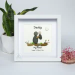 Personalized Father's Day Pebble Art, Unique Birthday Gift for Dad, Dad's Birthday Gift, Pebble Art for Dad, Father's Day Pebble Artwork - Image 7