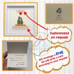 Personalized Couple Pebble Art, Wedding Gift for Couple, Anniversary Gift For Girlfriend / Wife / Husband, Pebble Painting, Pebble Art Gift - Image 3