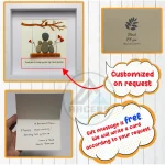 Personalized Gift For Mom, Mom Pebble Art, Gift For Mother Day, Mother's Day Gift, Mom Pebble Art, Pebble Art Gift For Mom From Daughter - Image 3