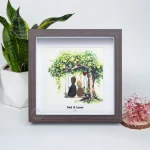 Personalized Father's Day Pebble Art, Unique Birthday Gift for Dad, Dad's Birthday Gift, Pebble Art for Dad, Father's Day Pebble Artwork - Image 7