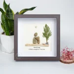 Personalized Father's Day Pebble Art, Unique Birthday Gift for Dad, Dad's Birthday Gift, Pebble Art for Dad, Father's Day Pebble Artwork - Image 5