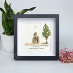 Personalized Father's Day Pebble Art, Unique Birthday Gift for Dad, Dad's Birthday Gift, Pebble Art for Dad, Father's Day Pebble Artwork - Image 2