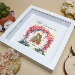 Personalized Couple Pebble Art, Wedding Gift for Couple, Anniversary Gift For Girlfriend / Wife / Husband, Pebble Painting, Pebble Art Gift - Image 7