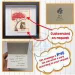 Personalized Couple Pebble Art, Wedding Gift for Couple, Anniversary Gift For Girlfriend / Wife / Husband, Pebble Painting, Pebble Art Gift - Image 3