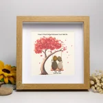 Personalized Couple Pebble Art, Wedding Gift for Couple, Anniversary Gift For Girlfriend / Wife / Husband, Pebble Painting, Pebble Art Gift