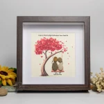 Personalized Couple Pebble Art, Wedding Gift for Couple, Anniversary Gift For Girlfriend / Wife / Husband, Pebble Painting, Pebble Art Gift - Image 7