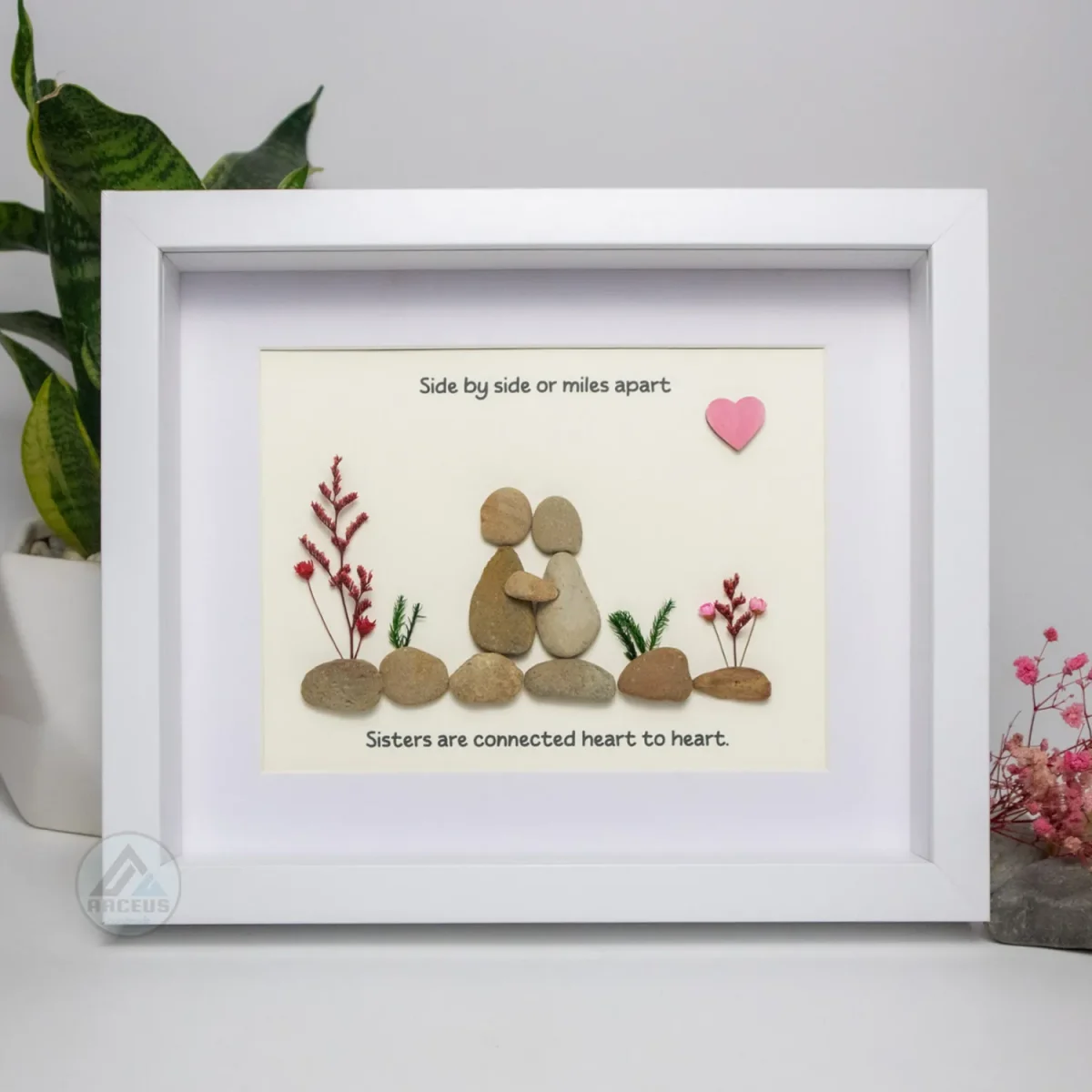 Personalized Sister Pebble Picture - Sister Pebble Pictures - Sister Gift - Birthday Gift For Sister - Personalized Gifts For Sisters - Image 5