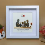 Personalized Grandparents Gift, Grandparents Day Gift, Grandparents Pebble Art, Gifts for Grandparents, Grandparents Gifts from kids