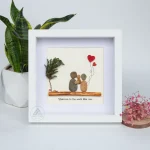 Personalized Family Pebble Art, Housewarming Gift Pebble Painting, Custom Pebble Art Family, Gift For Family, New Home Pebble Art Gift - Image 2