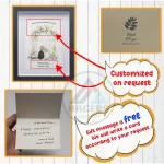 Personalized Wedding Anniversary Pebble Art, Couple Pebble Art, Anniversary Present for Him or Her, Pebble Art Gift, Pebble Painting - Image 3