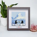 You Are My Penguin Gift, Penguin Love Pebble Art | Penguin Art For Boyfriend, Girlfriend, Husband, Wife Romantic Gift Unique - Image 2
