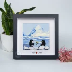 You Are My Penguin Gift, Penguin Love Pebble Art | Penguin Art For Boyfriend, Girlfriend, Husband, Wife Romantic Gift Unique - Image 7