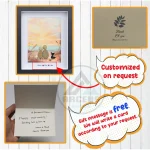 Personalized Couple and Dog On The Beach Pebble Art, Gift for Wedding Anniversary, Gift for Couple, Love Pebble Art Gift, Pebble Painting - Image 3