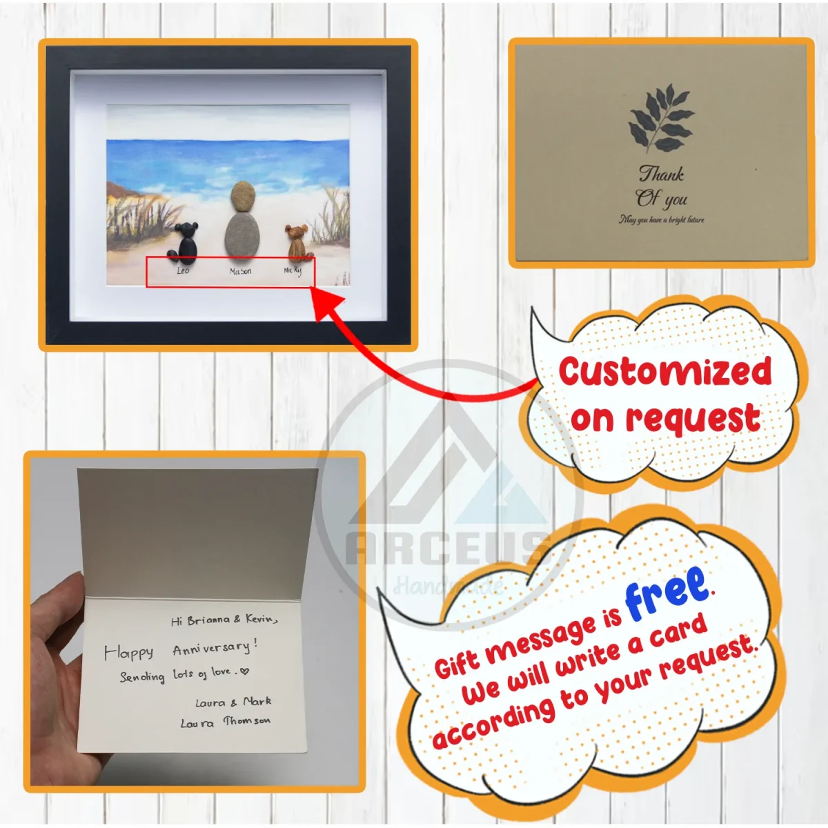 Personalized Dog Lover Pebble Art, Dog Wall Art, Dog Pebble Art, Framed Dog Wall Hanging, Dog Decor, Unique Animal Lover Gift, Baby Dog Art - Image 3