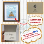 Personalized Wedding Anniversary Pebble Art, Couple Pebble Art, Anniversary Present for Him or Her, Pebble Art Gift, Pebble Painting - Image 3