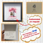 Personalized Wedding Anniversary Pebble Art, Couple Pebble Art, Anniversary Present for Him or Her, Pebble Art Gift, Pebble Painting - Image 3