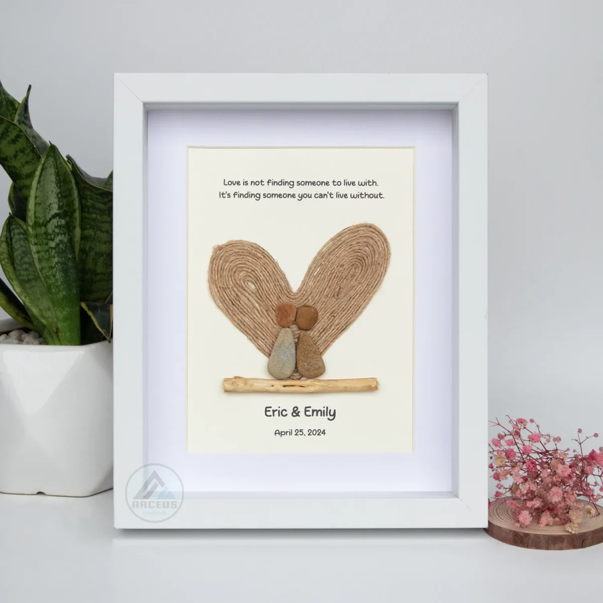 Personalized Sister Pebble Picture - Sister Pebble Pictures - Sister Gift - Birthday Gift For Sister - Personalized Gifts For Sisters - Image 2