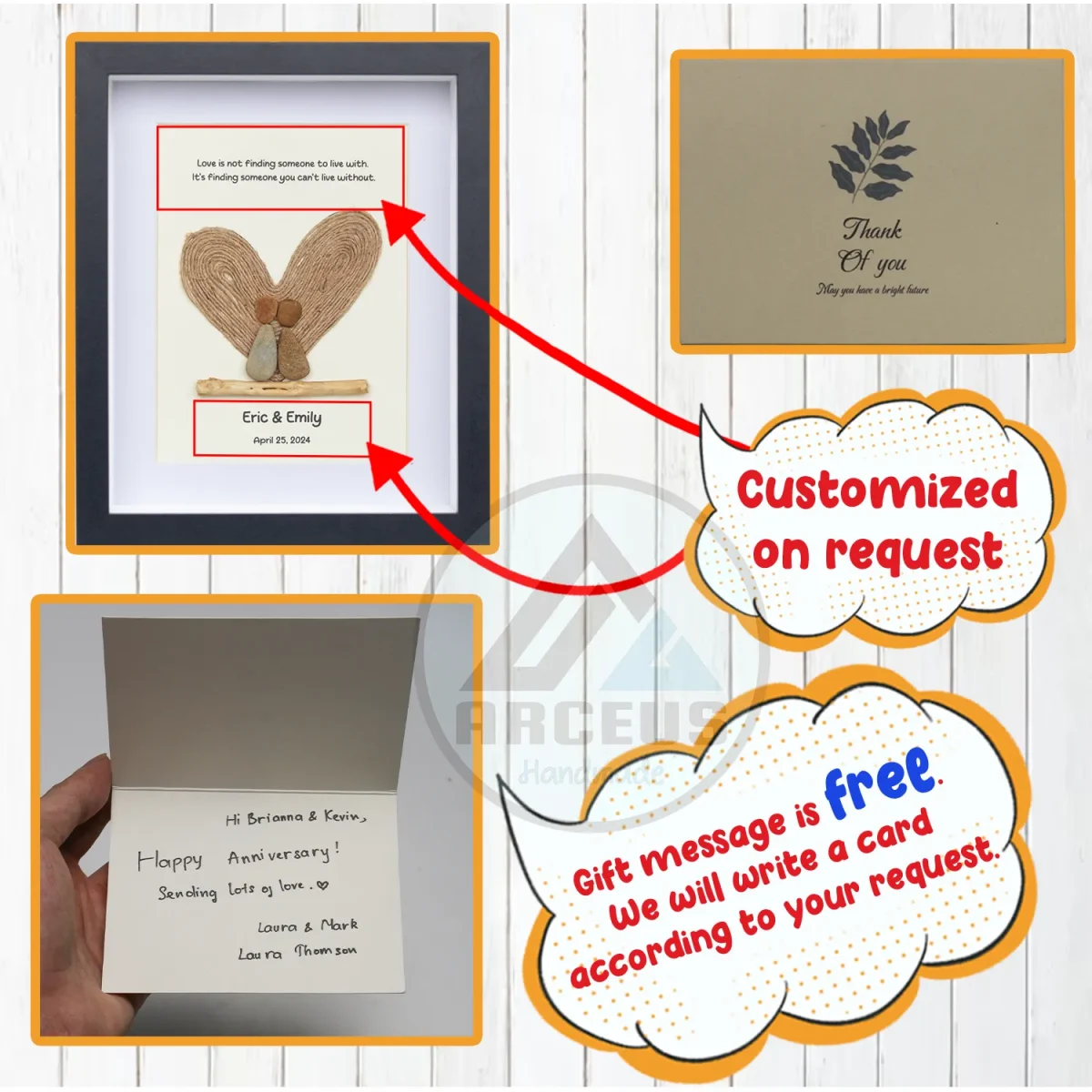 Personalized Sister Pebble Picture - Sister Pebble Pictures - Sister Gift - Birthday Gift For Sister - Personalized Gifts For Sisters - Image 3