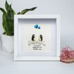 You Are My Penguin Gift, Penguin Love Pebble Art | Penguin Art For Boyfriend, Girlfriend, Husband, Wife Romantic Gift Unique - Image 7