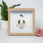 You Are My Penguin Gift, Penguin Love Pebble Art | Penguin Art For Boyfriend, Girlfriend, Husband, Wife Romantic Gift Unique