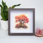 Personalized Couple Pebble Art, Wedding Gift for Couple, Anniversary Gift For Girlfriend / Wife / Husband, Pebble Painting, Pebble Art Gift - Image 5