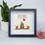 Personalized Mother's Day Gift, Mom Pebble Art, Gift For Mother Day, Mom Pebble Art, Pebble Art Gift For Mom From Daughter, Pebble Painting - Image 6