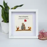 Personalized Mother's Day Gift, Mom Pebble Art, Gift For Mother Day, Mom Pebble Art, Pebble Art Gift For Mom From Daughter, Pebble Painting - Image 7