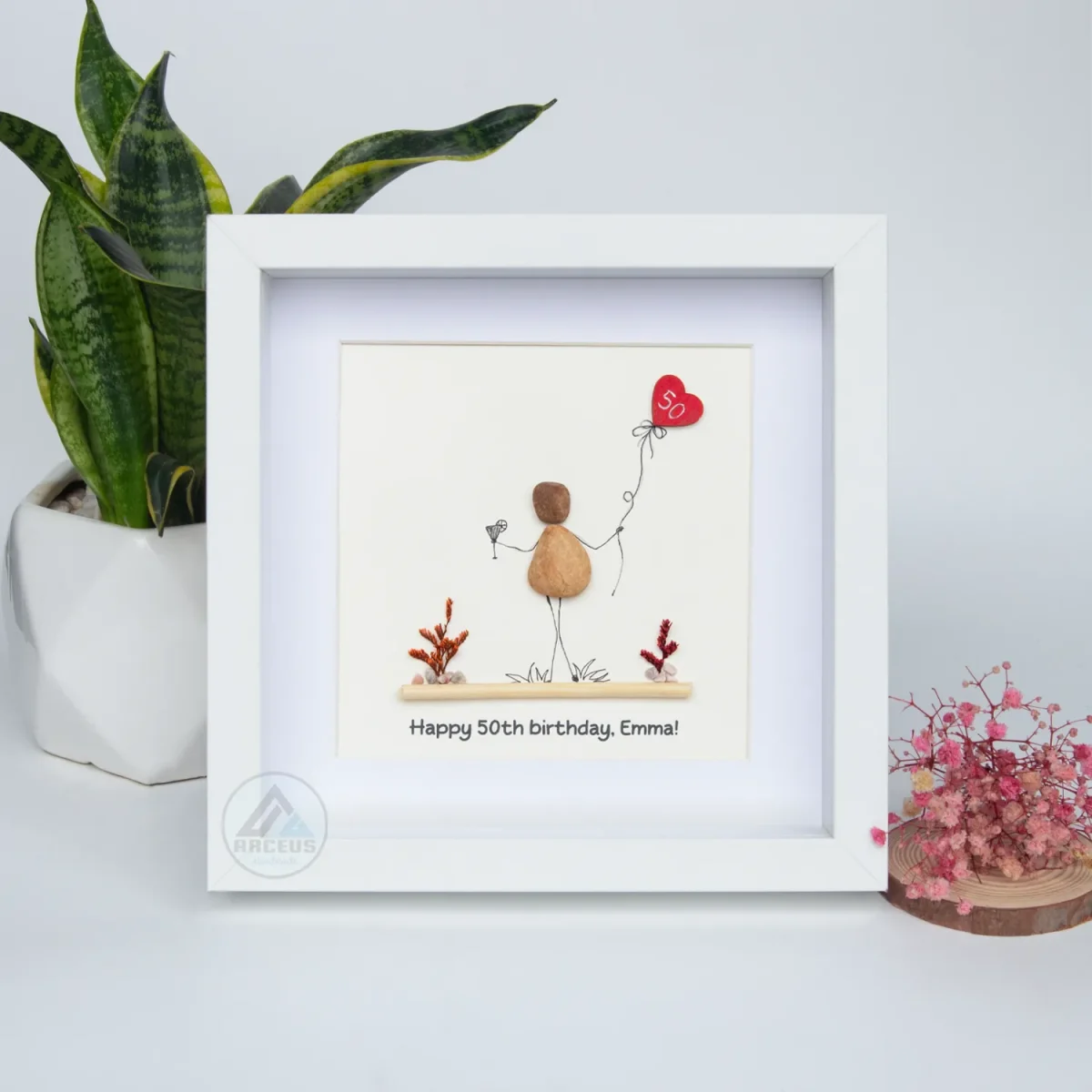 Personalized Best Friend Pebble Art, Birthday Gifts, Gifts For Best Friends, Friends Female, Best Friend Pebble Art, Pebble Art Gift - Image 6