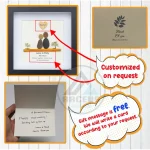 Personalized Couple Pebble Art, Wedding Gift for Couple, Anniversary Gift For Girlfriend / Wife / Husband, Pebble Painting, Pebble Art Gift - Image 3