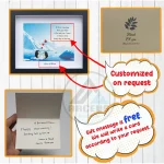 You Are My Penguin Gift, Penguin Love Pebble Art | Penguin Art For Boyfriend, Girlfriend, Husband, Wife Romantic Gift Unique - Image 3