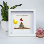 Personalized Couple Pebble Art, Wedding Gift for Couple, Anniversary Gift For Girlfriend / Wife / Husband, Pebble Painting, Pebble Art Gift - Image 7