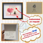 Personalized Couple Pebble Art, Wedding Gift for Couple, Anniversary Gift For Girlfriend / Wife / Husband, Pebble Painting, Pebble Art Gift - Image 3