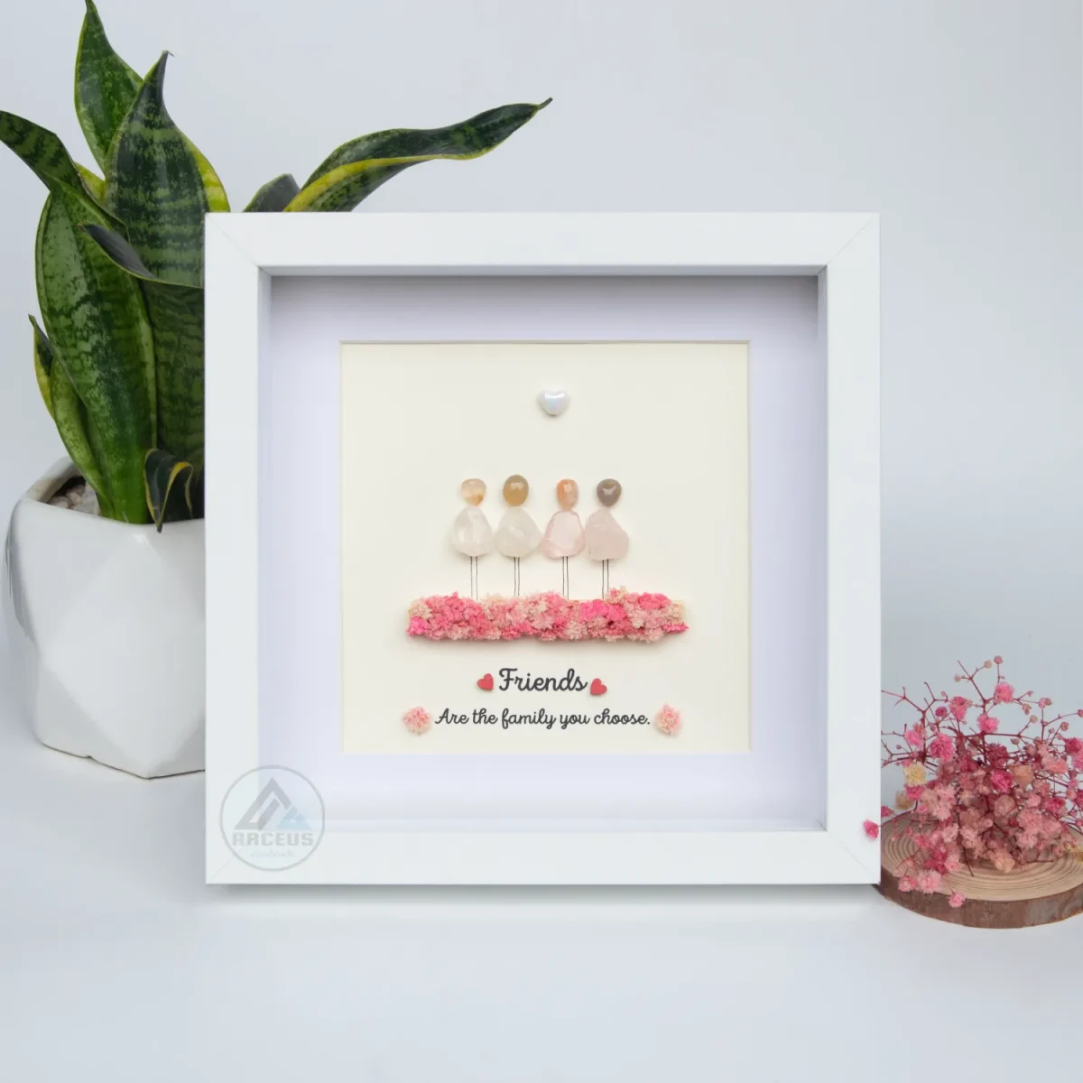 Personalized Best Friend Pebble Art, Birthday Gifts, Gifts For Best Friends, Friends Female, Best Friend Pebble Art, Pebble Art Gift - Image 5