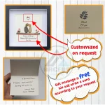 Personalized Couple Pebble Art, Wedding Gift for Couple, Anniversary Gift For Girlfriend / Wife / Husband, Pebble Painting, Pebble Art Gift - Image 3