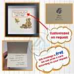 Personalised Baby Boy Pebble Art, Baby Feet Pebble Art, New Baby Gift, Newborn Pebble Painting, Gift for Baby Shower, Pebble Art Gift - Image 2