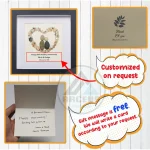 Personalized Happy 35th Wedding Anniversary, Anniversary Pebble Art, Custom Pebble Art Gift, Mr & Mrs Pebble Art, Couple Pebble Art - Image 3