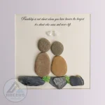 Personalized Best Friend Pebble Picture, Friend Pebble Picture, Gifts For Her, Gifts For Friends, Best Friend Birthday Christmas Gift - Image 2